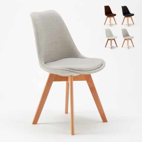 stock 20 sillas con cojín tejido diseño escandinavo Tulipan nordica plus para restaurantes y bares Promoción