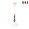 Lámpara colgante art deco diseño vintage vidrio y cerámica Lariat SO-G Venta
