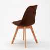 stock 20 sillas con cojín tejido diseño escandinavo Goblet nordica plus para restaurantes y bares 