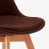 stock 20 sillas con cojín tejido diseño escandinavo Goblet nordica plus para restaurantes y bares 