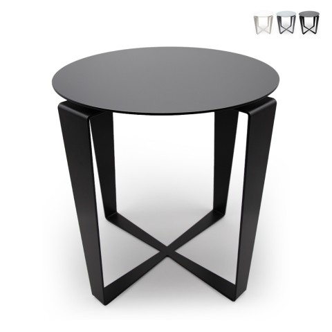 Mesa de centro Ø 40 cm salón diseño moderno Spider Promoción