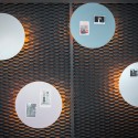Lámpara de pared de diseño moderno aplique de estilo minimalista Luna 