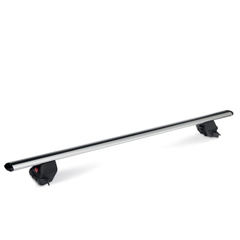 Barras portaequipajes universales de aluminio para coche con railes abiertos Alu Viva 5 127 Promoción
