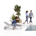 Tumbona jardín piscina diseño respaldo reclinable Atene L1