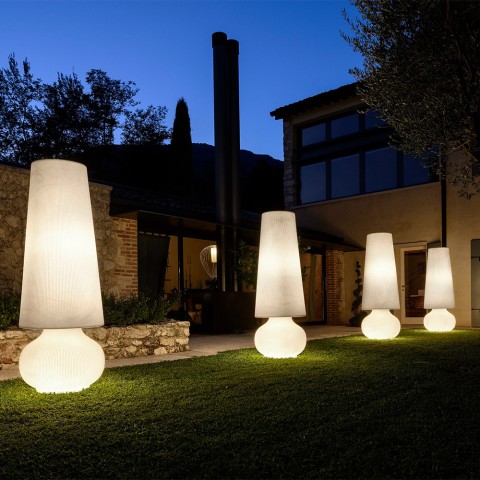 Lámpara de pie gran diseño exterior interior moderno Fade Lamp