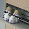 Zapatero 3 puertas 9 pares de zapatos de diseño de madera que ahorran espacio KimShoe 3SS Stock