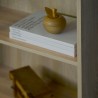 Librería de madera 6 compartimentos estantes ajustables oficina moderna Kbook 6OP Stock