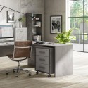 Mueble 3 cajones llave ruedas escritorio oficina diseño moderno Rot Medidas