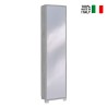 Mueble columna de almacenamiento con puerta de espejo con 4 estantes ajustables Beck Catálogo
