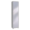 Mueble columna de almacenamiento con puerta de espejo con 4 estantes ajustables Beck Precio