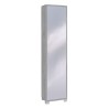 Mueble columna de almacenamiento con puerta de espejo con 4 estantes ajustables Beck Precio