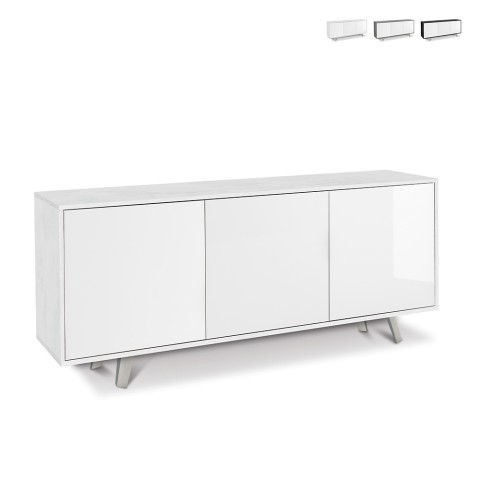 Aparador moderno Perth de 3 puertas para sala o cocina Promoción