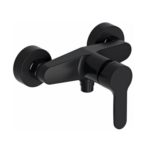 Grifo de ducha monomando externo negro de diseño moderno Aurora Promoción