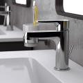 Grifo de lavabo de grifo cromado de diseño moderno Aurora Promoción