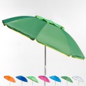 Sombrilla mar playa aluminio 180 cm antiviento protección uv Corsica 