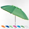 Sombrilla mar playa aluminio 180 cm antiviento protección uv Corsica 