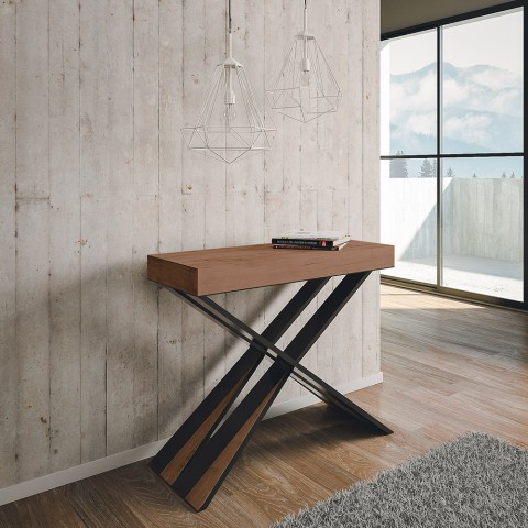 Consola extensible 90x40-300cm mesa de comedor Diago Premium Oak Promoción