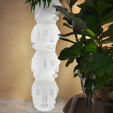 Jarrón luminoso para plantas Slide's Diseño étnico moderno Threebù Pot Light