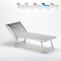 Tumbona de mar de playa de aluminio Textilene Italia Sun