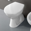 Tapa de inodoro blanca WC baño sanitarios Normus VitrA Descueto