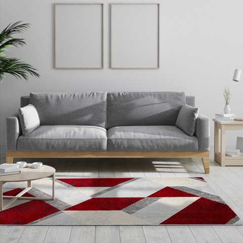 Art Style Red alfombra rectangular diseño moderno Salón Oficina