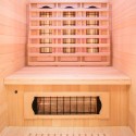 Sauna finlandesa a infrarrojos de madera 2 plazas Apollon 2 Medidas