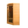 Sauna finlandesa a infrarrojos de madera 2/3 plazas Apollon 2C Venta