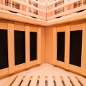 Sauna finlandesa a infrarrojos de madera 2/3 plazas Apollon 2C Modelo