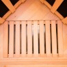 Sauna finlandesa a infrarrojos de madera 2/3 plazas Apollon 2C Características