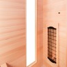 Sauna finlandesa a infrarrojos de madera 3 plazas Apollon 3 Stock