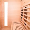 Sauna finlandesa a infrarrojos de madera 3 plazas Apollon 3 Coste