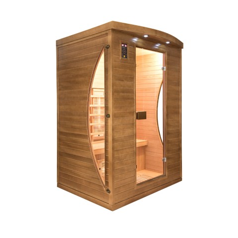 Sauna finlandesa a infrarrojos de 2 plazas Dual Healthy Spectra 3