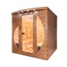 Sauna a infrarrojos de madera 4 plazas Dual Healthy Spectra 5 Rebajas