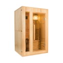 Sauna finlandesa de madera 2 plazas estufa eléctrica 4,5 kW Zen 2 Promoción