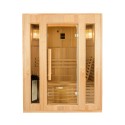 Sauna finlandesa de madera 3 plazas estufa eléctrica 3,5 kW Zen 3 Oferta