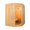 Sauna finlandesa angular 3 plazas estufa eléctrica Zen 3C Oferta