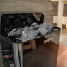 Sauna finlandesa 3 plazas angular estufa eléctrica 4,5 kW Zen 3C Catálogo