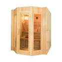 Sauna finlandesa tradicional 4 plazas estufa eléctrica de madera Zen 4 Venta