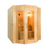 Sauna finlandesa tradicional 4 plazas estufa eléctrica de madera Zen 4 Oferta