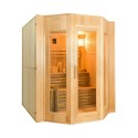 Sauna casera tradicional finlandesa 4 lugares en estufa 8 kW Zen 4 Oferta