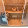 Sauna de casa de madera finlandesa para 3 personas 4,5 kW Sense 3 Rebajas