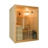 Sauna finlandesa tradicional 4 plazas en leña de estufa casera 6 kW Sense 4 Promoción