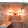 Sauna finlandesa tradicional 4 plazas en leña de estufa casera 6 kW Sense 4 Elección