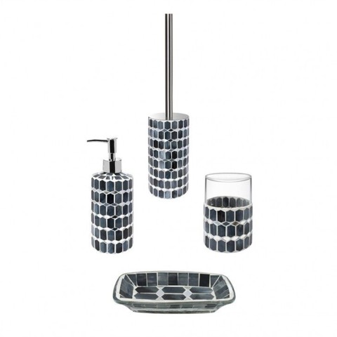 Set accesorios de baño portacepillos dispensador de jabón escobilla Melody Promoción