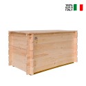 Baúl de jardín de madera para exteriores con capacidad 250 L Giove Venta