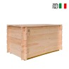 Baúl de jardín de madera para exteriores con capacidad 250 L Giove Venta
