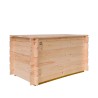 Baúl de jardín de madera para exteriores con capacidad 250 L Giove Descueto