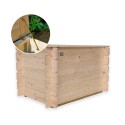 Baúl de madera para el exterior con capacidad 183 L Giunone Oferta