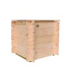 Baúl de jardín de madera con capacidad 99 L Gaia Rebajas