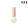 Lámpara suspendida cilindro diseño minimalista cocina restaurante Ila 